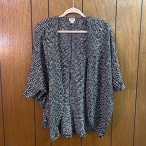 Mossimo Black/Cream Cardigan Size L